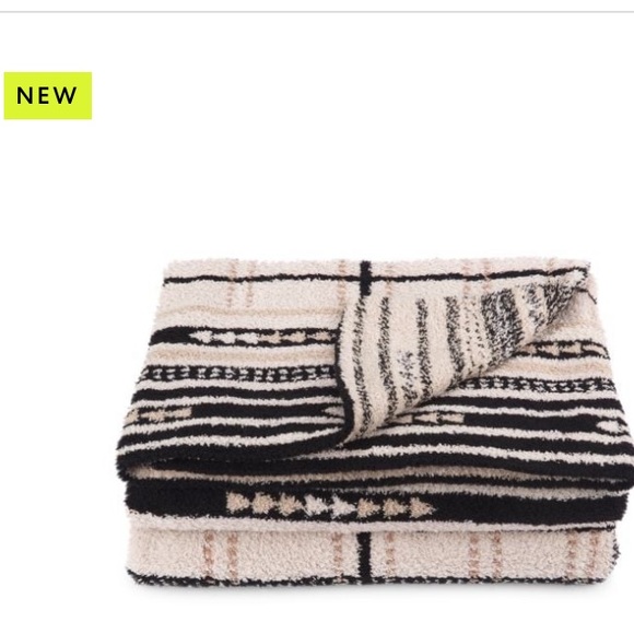 New Barefoot Dreams Mixed Plaid Throw Blanket Limited ED